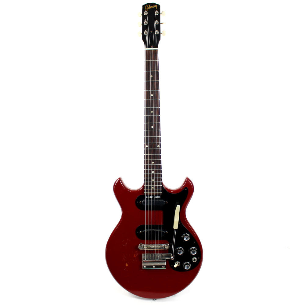 Vintage 1965 Gibson Melody Maker D Electric Guitar in Cardinal Red