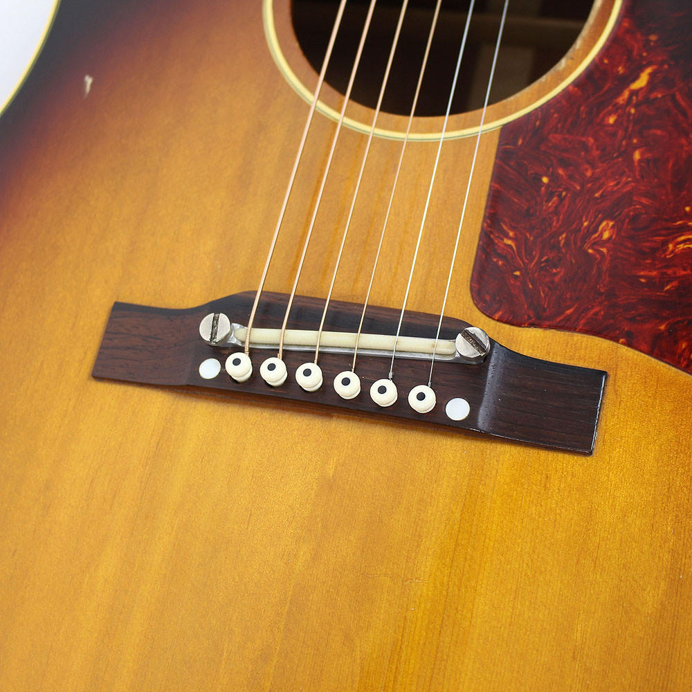 Vintage 1957 Gibson J-45 Dreadnought Acoustic Guitar Sunburst  