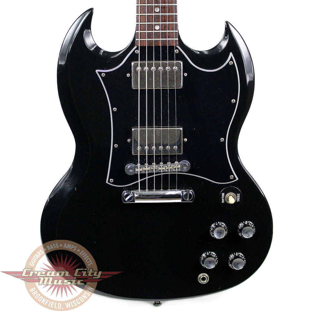 Gibson SG special ブラック 2001 Gibson SG Standard Electric Guitar Black | Cream City Music