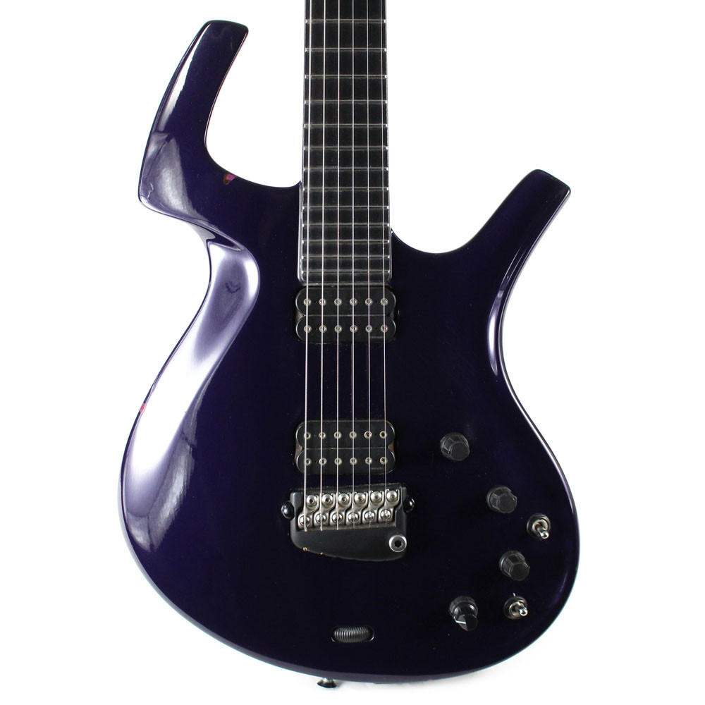Used Parker Fly Deluxe Electric Guitar Metallic Purple | Cream