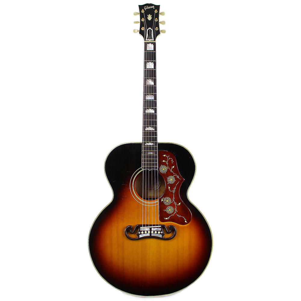 Vintage 1954 Gibson J-200 Jumbo Acoustic Guitar Sunburst Finish