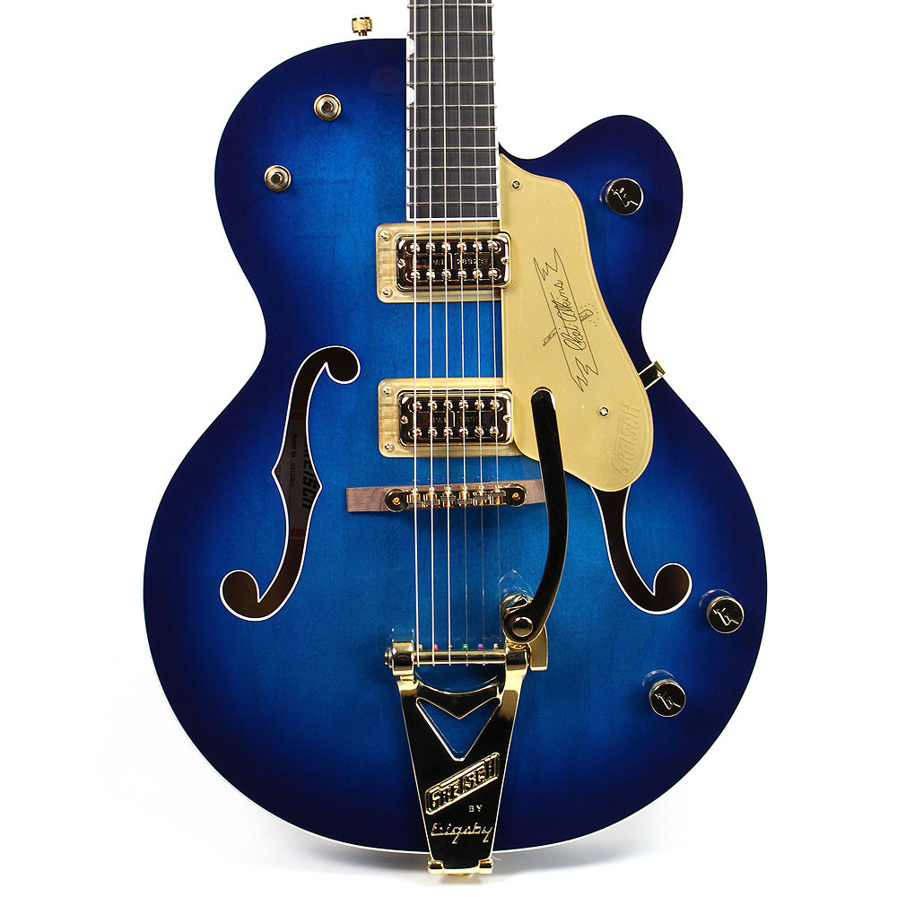 Gretsch G6120BS Pro Chet Atkins Hollow Body Blue Burst Electric Guitar