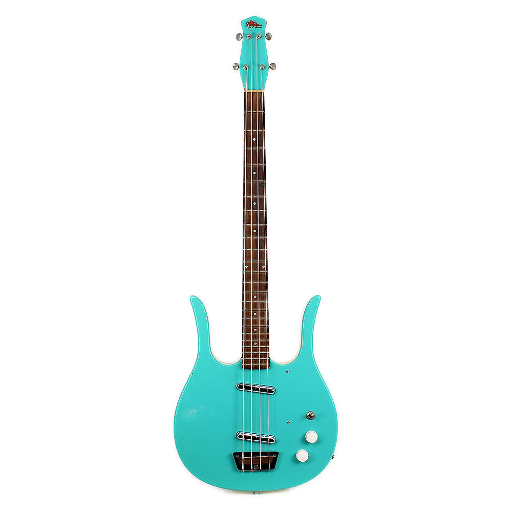 Used Jerry Jones Longhorn 4-String Electric Bass Guitar Seafoam