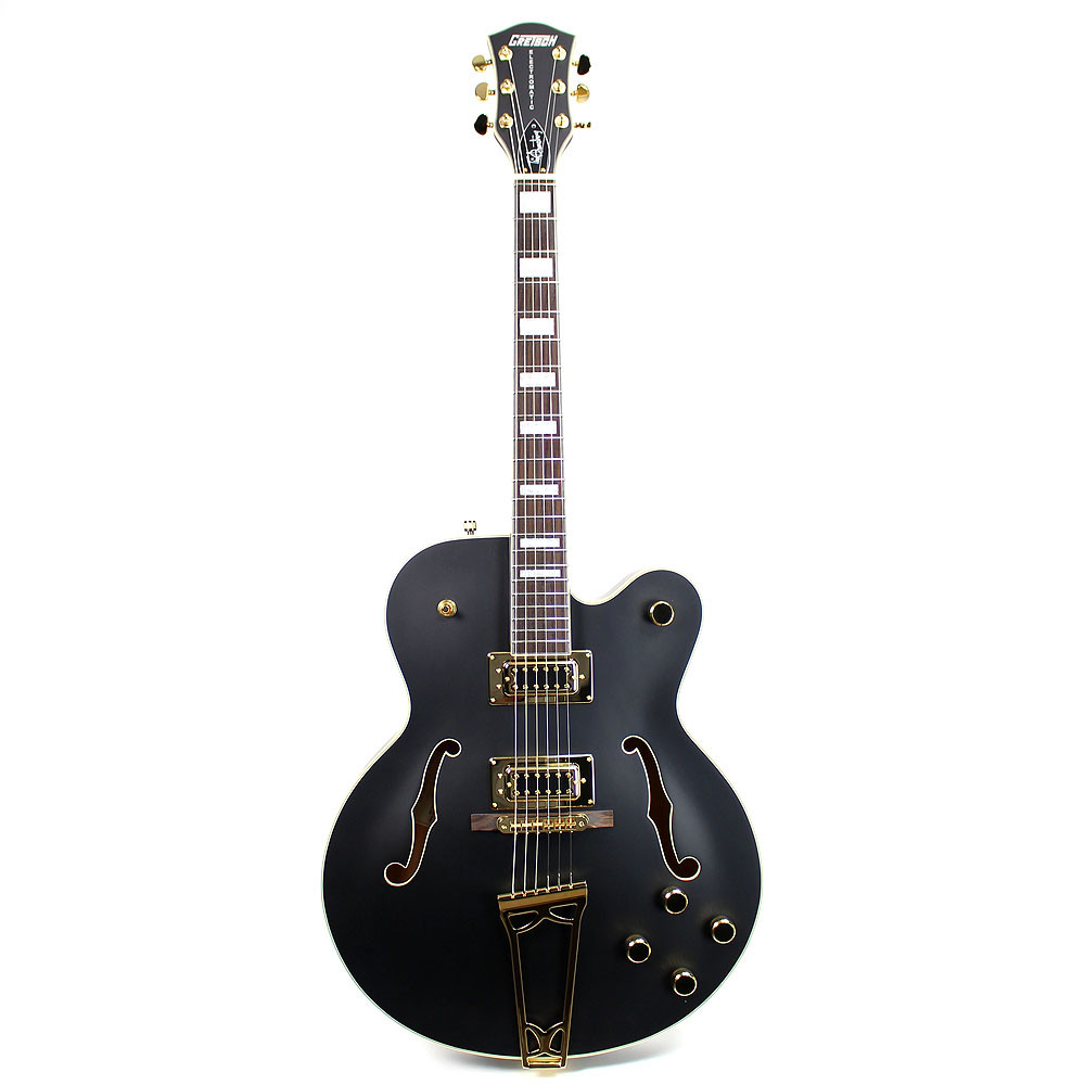 Gretsch G5191BK Tim Armstrong Electromatic - Flat Black | Cream
