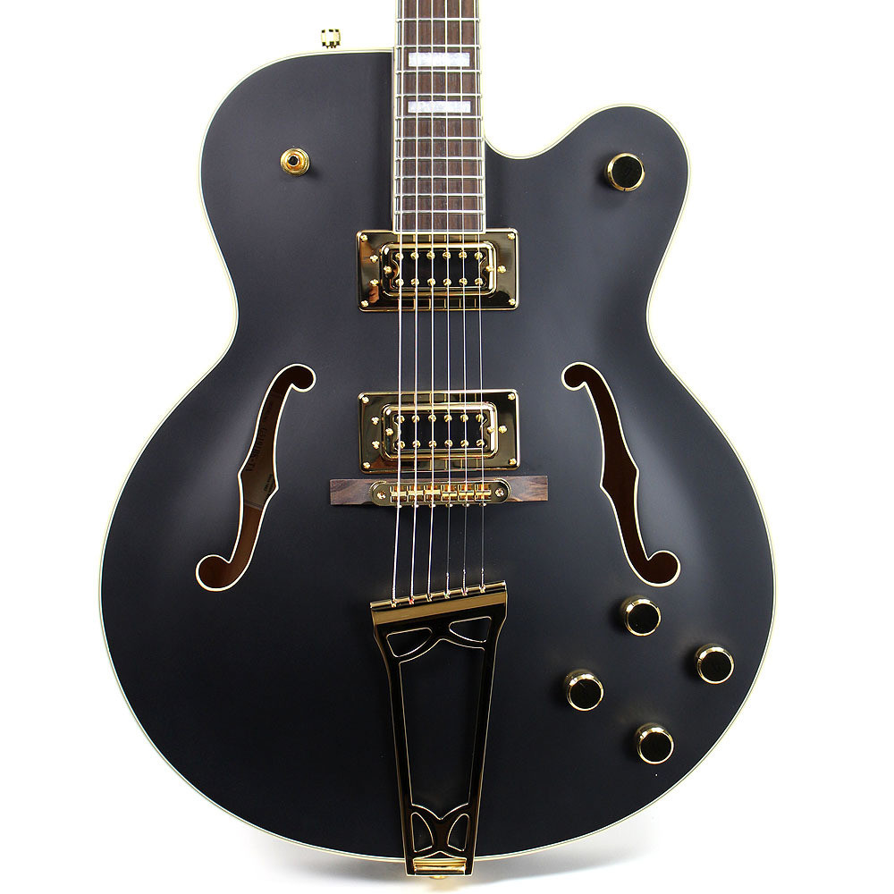 Gretsch G5191BK Tim Armstrong Electromatic - Flat Black | Cream
