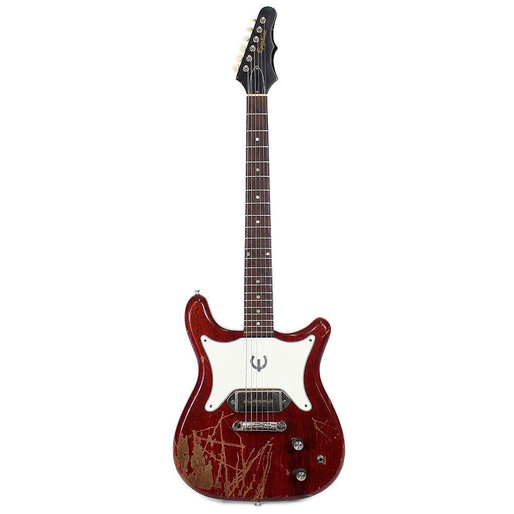 Vintage 1965 Epiphone Coronet Electric Guitar Cherry Finish