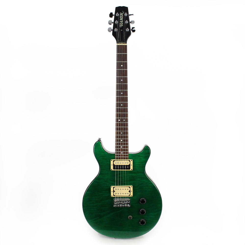 1980 Hamer Special w/ Flame Maple Top in Emerald Green | Cream