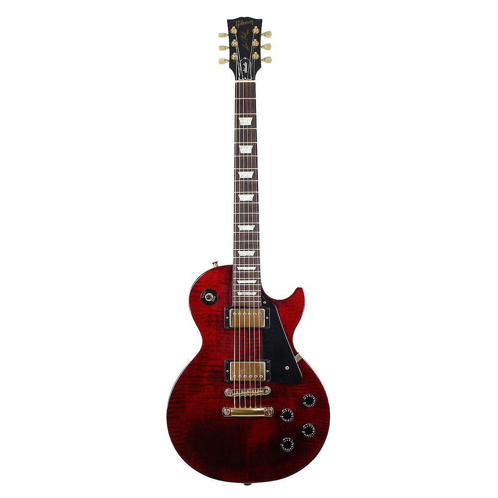 2001 Gibson Les Paul Studio w/ Flame Maple Top in Wine Red | Cream  