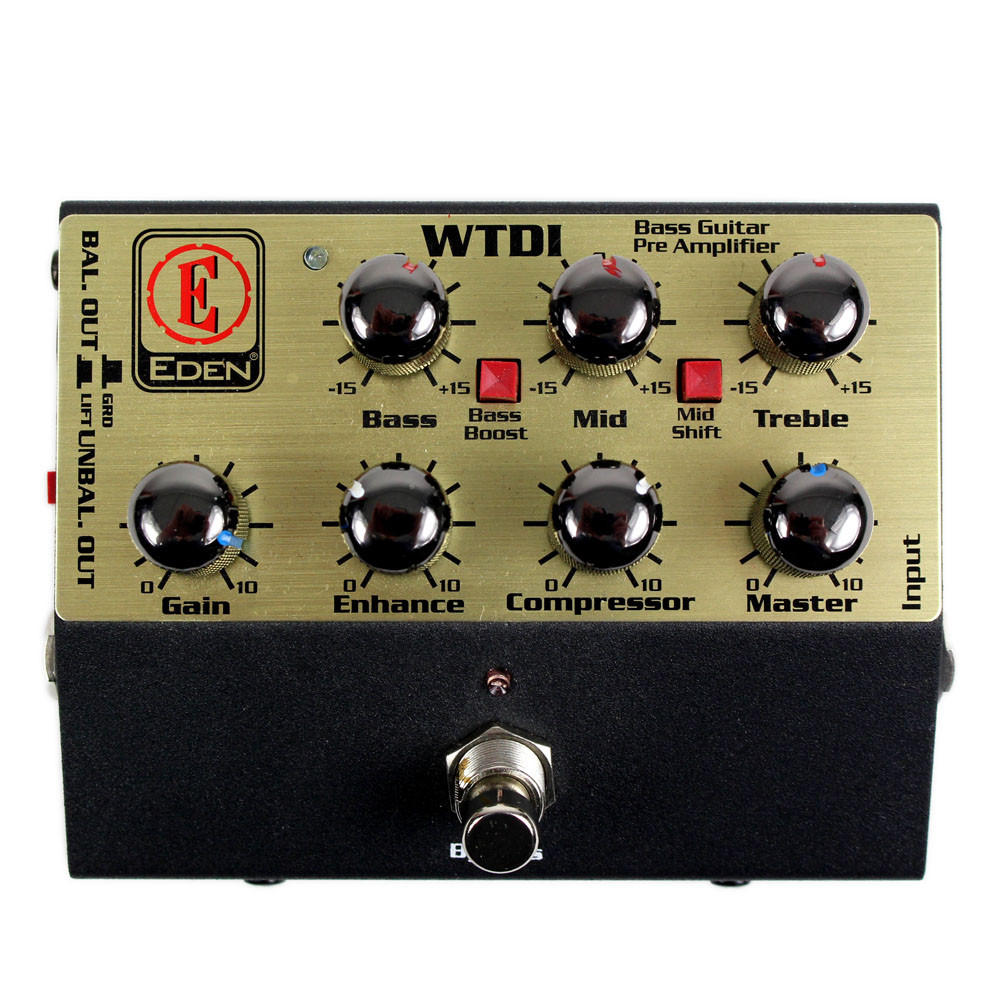 Used Eden WTDI World Tour Preamp Bass Guitar DI Pedal | Cream City