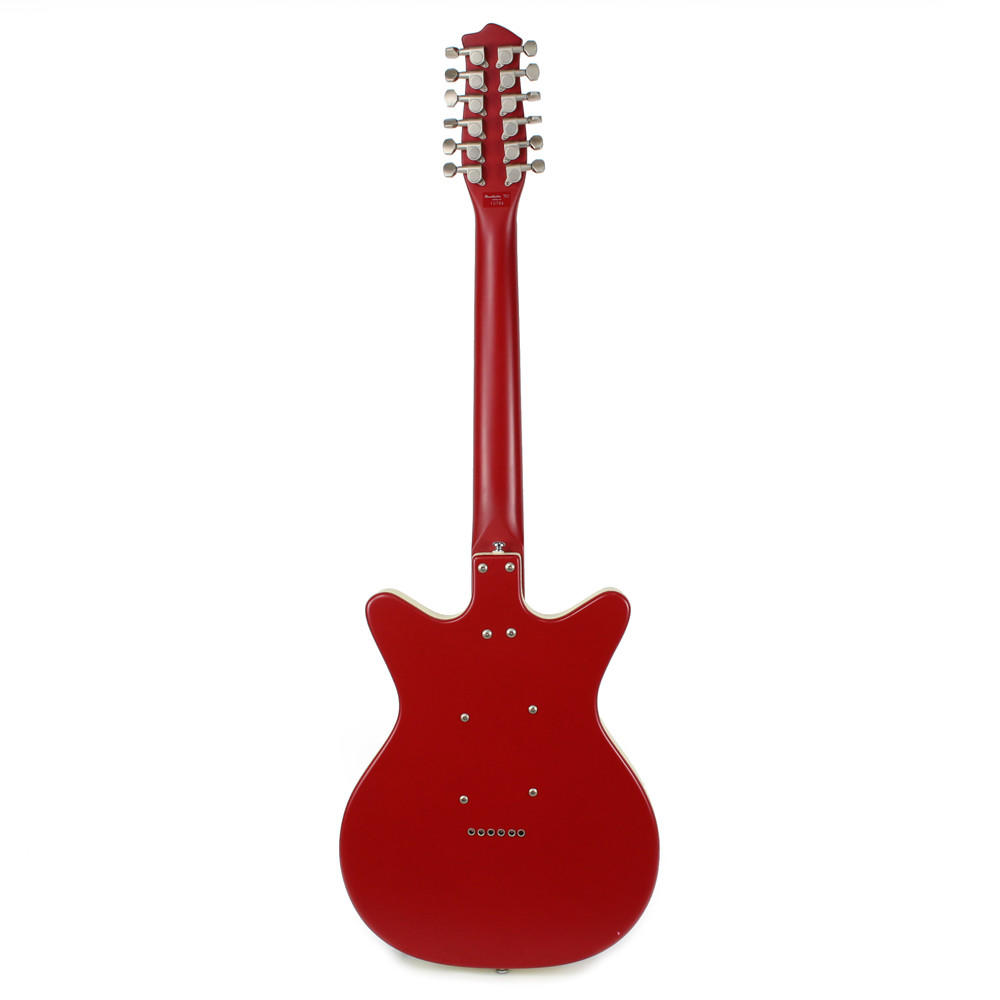 Used Danelectro DC-12 12-String Electric Guitar in Red Satin