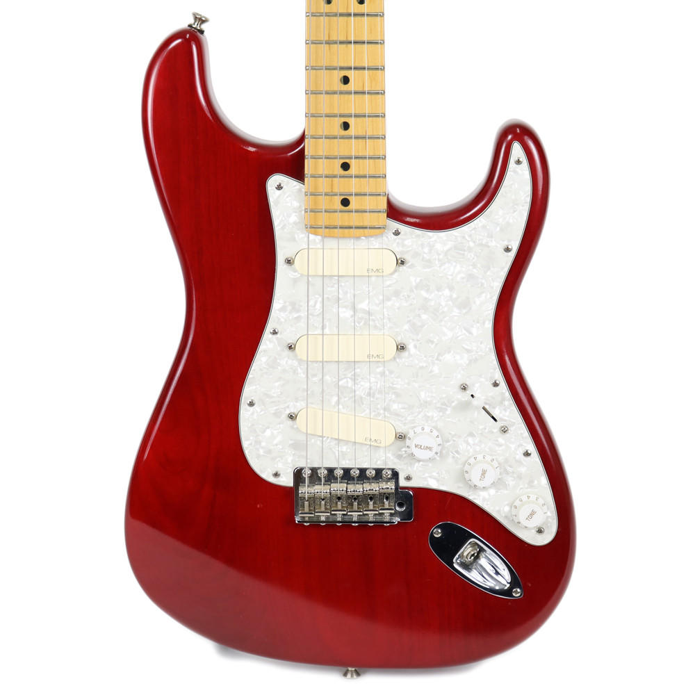 2003 Fender Highway 1 Stratocaster w/ EMGs in Crimson Red