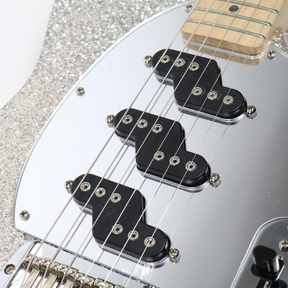 2013 G&L ASAT Z-3 Electric Guitar Silver Sparkle Finish | Cream City Music