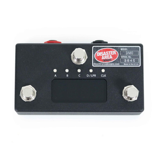 Disaster Area Designs DMC3XL Gen3 MIDI Controller Pedal Disaster Area Designs DMC3XL Gen3 MIDI Controller Pedal