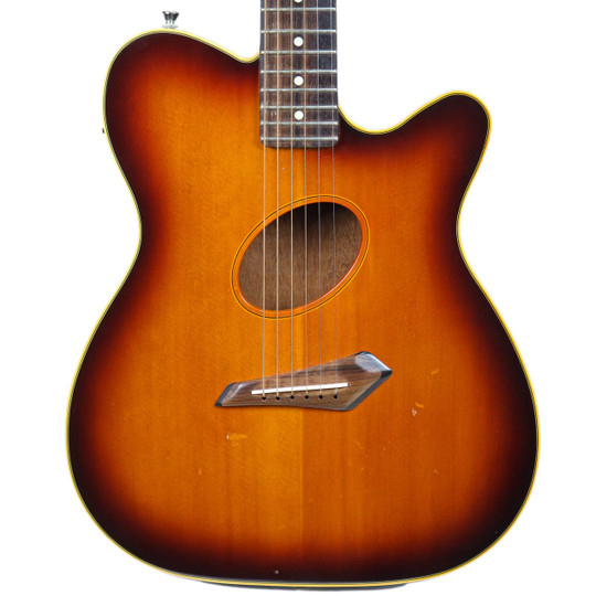 1990's Fender Telecoustic Acoustic Electric Guitar Sunburst Finish Made ...