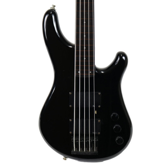Vintage 1985 Ibanez Roadstar II RB850 5-String Fretless Bass Black