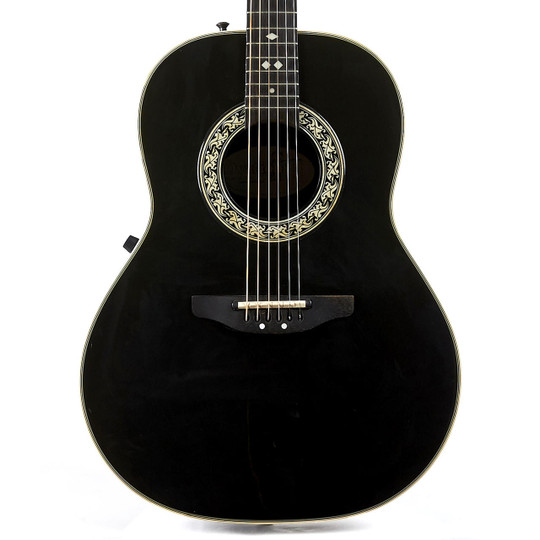 Used Ovation Model 1712 Custom Balladeer Black 1989 | Cream