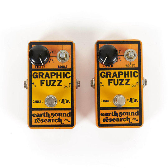 Vintage Earth Sound Research Graphic Fuzz Pedal - As Is Pair