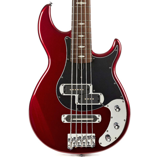 Used Yamaha BB425X 5-String Bass Metallic Red | Cream City Music