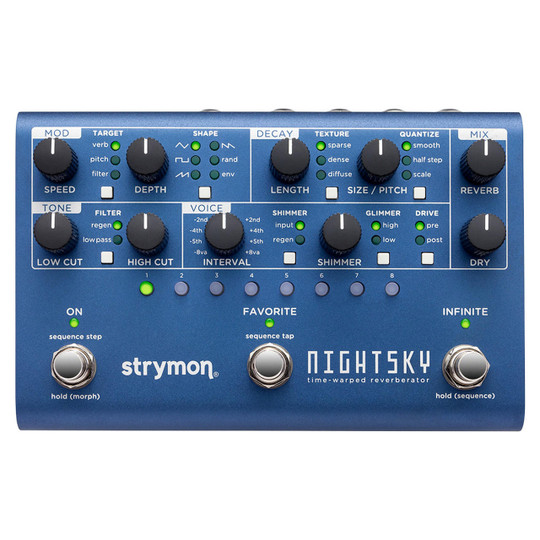 Strymon nightsky 最安値★美品 Strymon NightSky Time-Warped Reverberator Pedal | Cream City Music