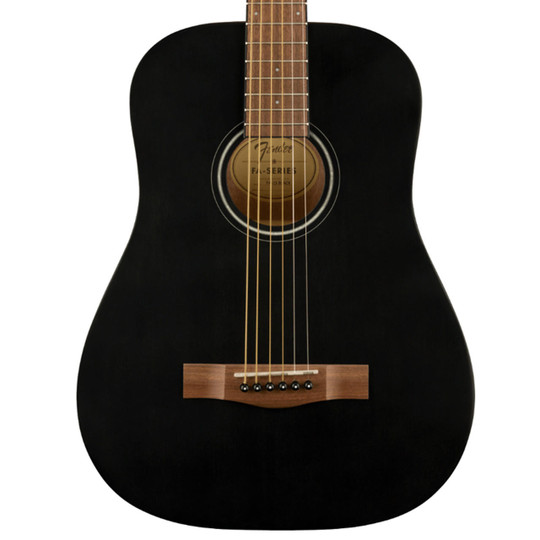 Fender FA-15 3/4 Steel String Acoustic with Gigbag - Black | Cream