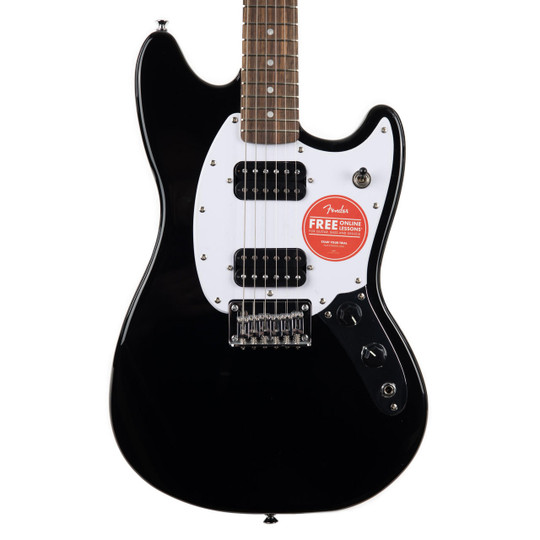 Squier Bullet Mustang HH Laurel Fingerboard - Black | Cream