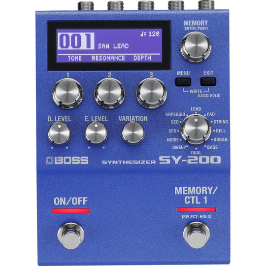Boss SY-200 Guitar Synthesizer Pedal | Cream City Music 