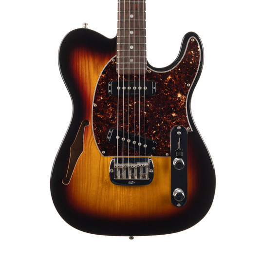 G&L USA ASAT Classic Thinline Semi Hollow Guitar 2 Tone