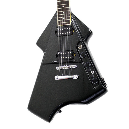 Used Vibracell Switch Futura IV Roland MIDI Electric Guitar Black