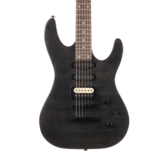 KRAMER STRIKER211 Trans Black Kramer Striker Figured HSS
