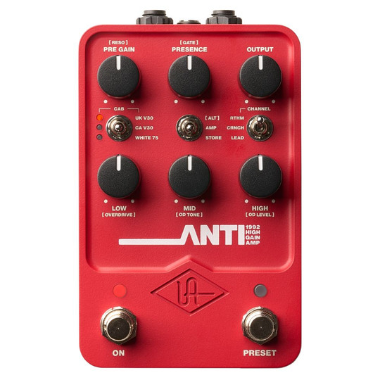 Universal Audio ANTI 1992 High Gain Amp Modeling Pedal Cream City Music