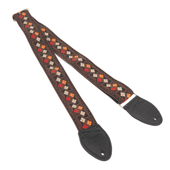 Souldier 2" Guitar Strap "Clapton" Brown Pattern Cream City Music