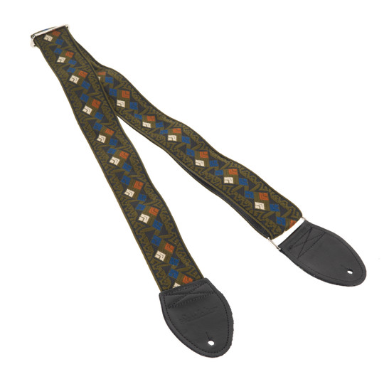 Souldier 2" Guitar Strap "Clapton" Olive Drab Pattern Cream City Music