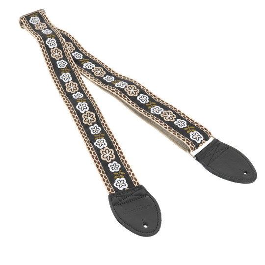 Souldier 2" Guitar Strap "Marigold" Taupe Cream City Music