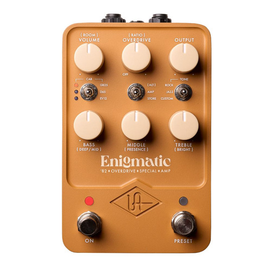 Universal Audio Enigmatic '82 Overdrive Special Amp Pedal Cream City