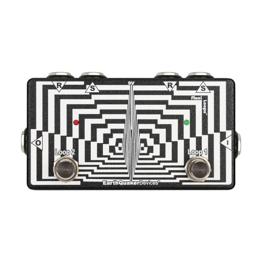 EarthQuaker Devices Utility Pedal Series Flexi Loops Pedal Cream