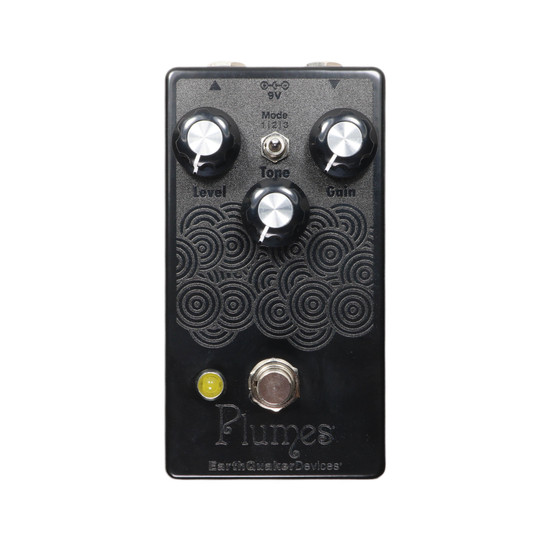 Used EarthQuaker Devices Plumes Overdrive Pedal - Black | Cream