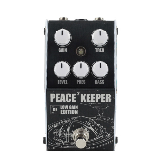ThorpyFX Peace2keeper GE Low Gain Edition Overdrive Pedal | Cream
