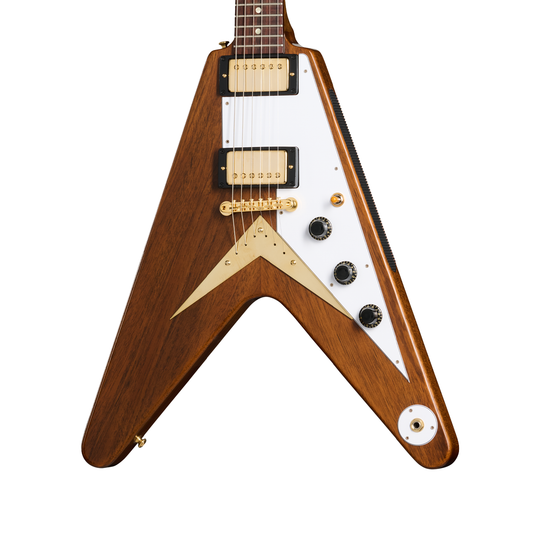 Gibson Custom 1958 Mahogany Flying V Reissue - Antique Natural