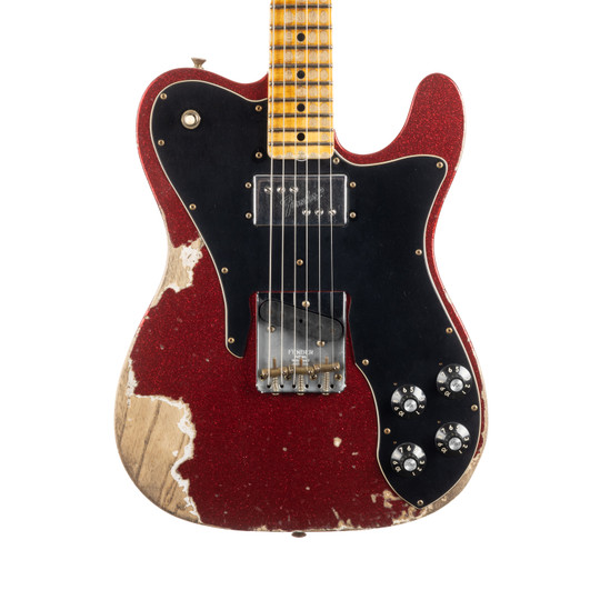 Fender Custom Shop 1970s Tele Custom Heavy Relic - Red Sparkle | Cream ...