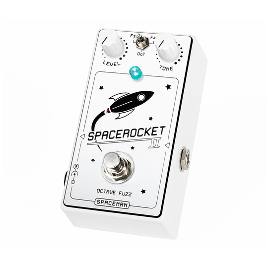 Spaceman Spacerocket II Octave Fuzz Pedal - White Light - Cream