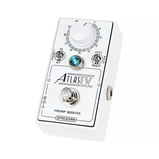 Spaceman Effects Atlas IV Preamp Booster - White Light | Cream