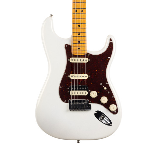 Used Fender American Ultra Stratocaster HSS Arctic Pearl 2022