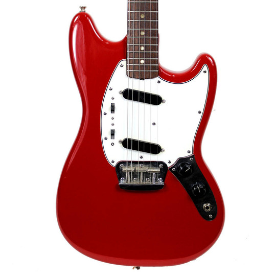 Vintage 1966 Fender Duo Sonic II Electric Guitar Red | Cream City