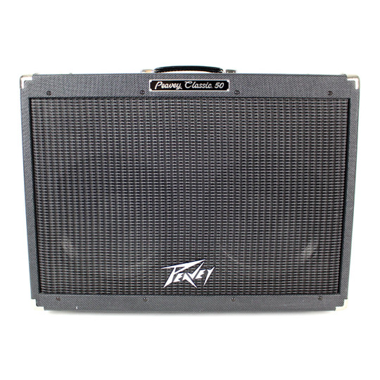 2003 Peavey Classic 50 2x12 50W Tube Combo Amp Black | Cream City