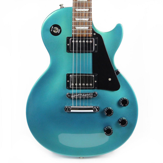 2001 Gibson Les Paul Studio Electric Guitar in Teal Blue Candy