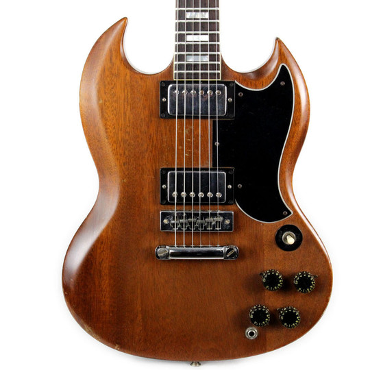 Vintage 1974 Gibson SG Standard Electric Guitar Walnut | Cream