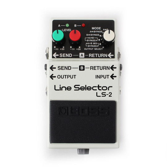 BOSS LS-2 cly Mod. 凛として時雨 Boss LS-2 Line Selector & Power Supply Pedal | Cream City Music