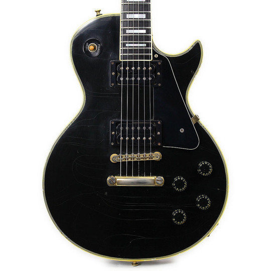 1976 gibson les paul top custom black beauty