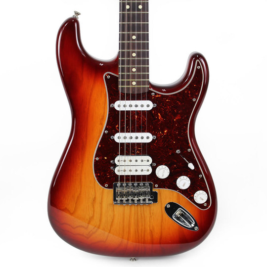 2010 Fender Standard Stratocaster HSS in Sienna Sunburst | Cream