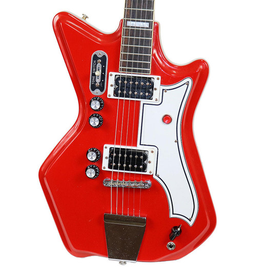 2008 Eastwood Airline '59 Custom 2P Electric Guitar Red | Cream